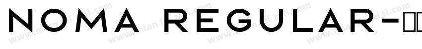NOMA Regular字体转换